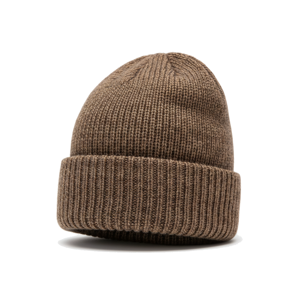 Marled knit beanie